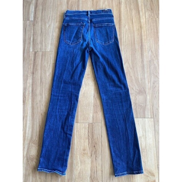 Citizens of Humanity Jeans Women's 25 Blue Cara High Rise Cigarette Ankle Dark - Picture 2 of 9